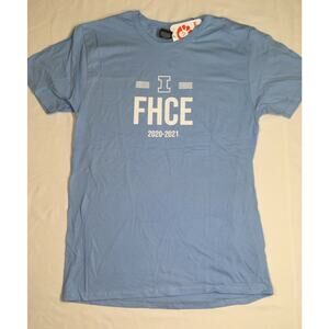 Custom Ink T-Shirt Adult Medium Blue "I FHCE 2020-2021" Short Sleeve